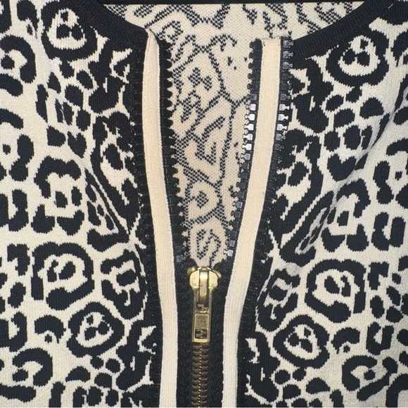 Etcetera Black and Cream Patterned Tank Top - Picture 2 of 4